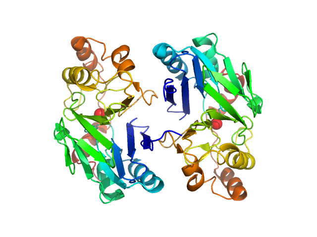 Persulfide dioxygenase ETHE1, mitochondrial PDB (PROTEIN DATA BANK) model