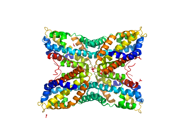 Thiaminase type II enzyme PDB (PROTEIN DATA BANK) model