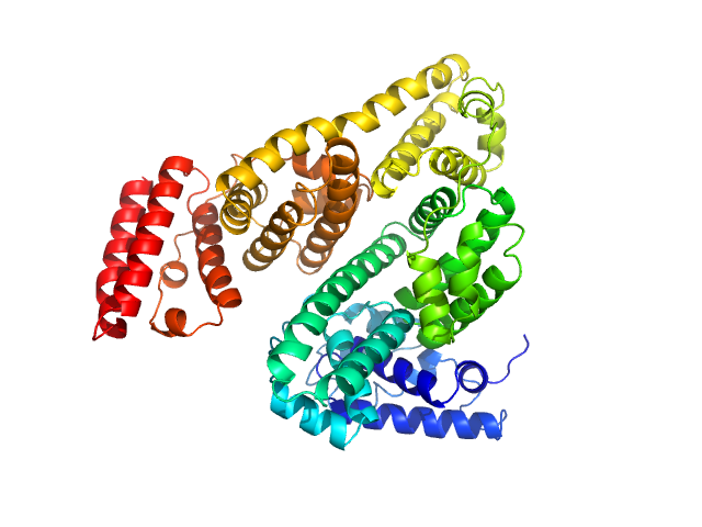 Bovine serum albumin, monomer PDB (PROTEIN DATA BANK) model