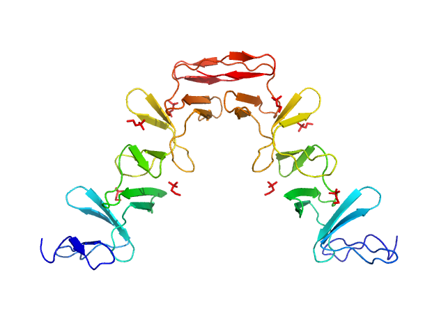 Lytic Amidase choline-binding domain SASREF model