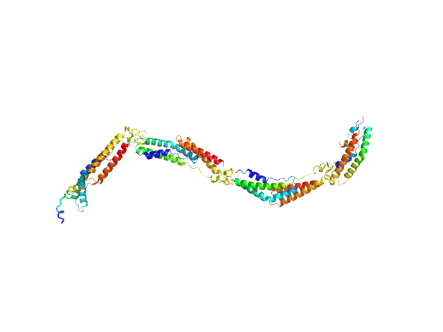 Extracellular matrix binding protein F-repeats SASREF model