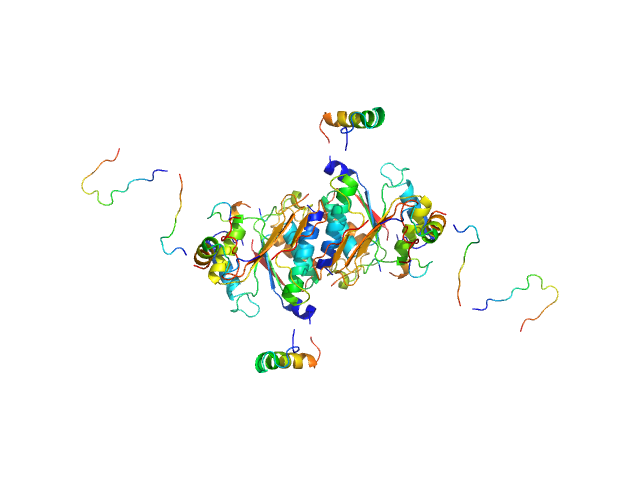 Ubiquitin-like modifier-activating enzyme 5 Ubiquitin fold modifer 1 SASREF model