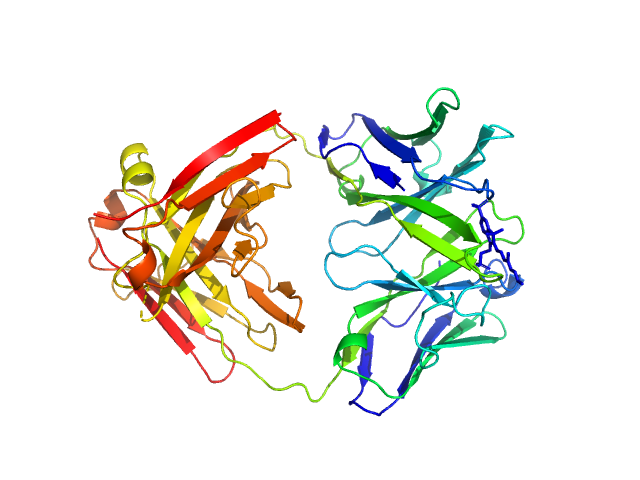 Fab fragment in complex with small molecule hapten, crystal form-1 PDB (PROTEIN DATA BANK) model