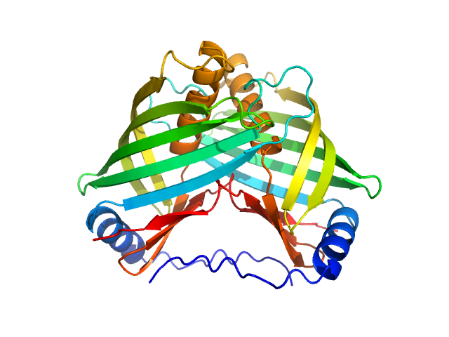 Transmembrane regulatory protein ToxS ALPHAFOLD model