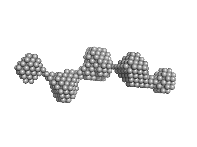Gag polyprotein DAMMIN model