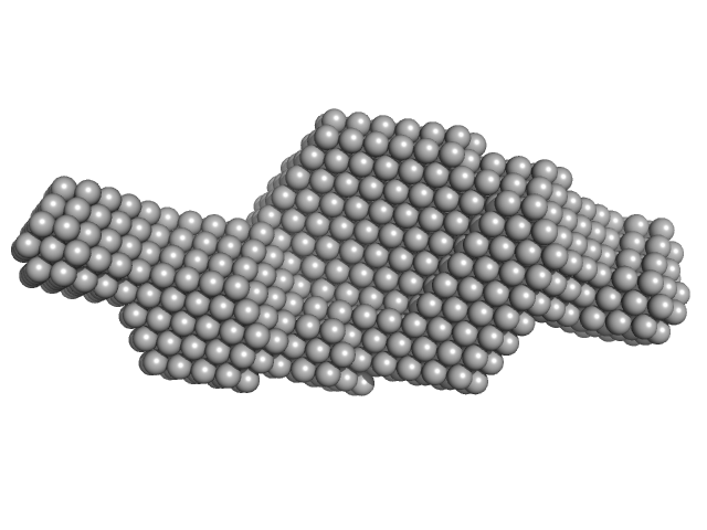 Gag polyprotein DAMMIN model