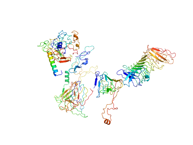 S-layer protein SASREF MX model