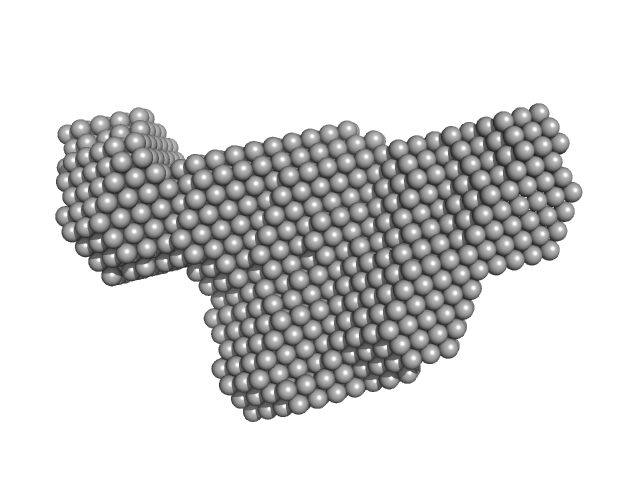 CYNEX4 FRET probe, (eYFP-AnnexinA4-eCFP) T266D mutant DAMMIF model