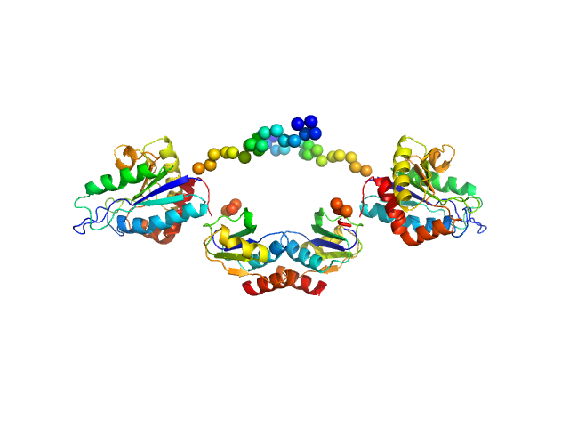 Clostridium difficile bacteriophage 27 endolysin C238R mutant CORAL model