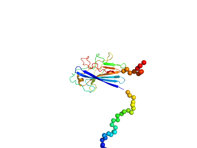 Functional binding region (187-385) of the pneumococcal serine-rich repeat protein EOM/RANCH model