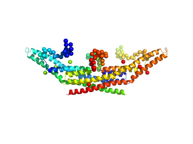 Endophilin-A1 BAR domain CORAL model