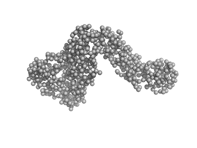 Outer membrane protein IcsA (53-758) GASBOR model