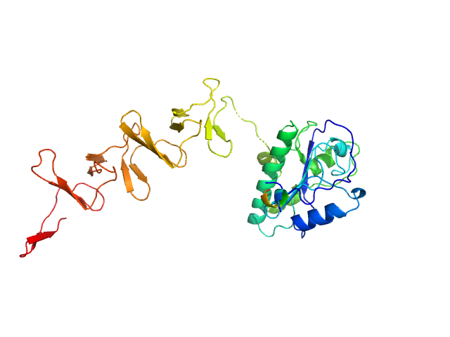 Lytic Amidase without choline SASREF model