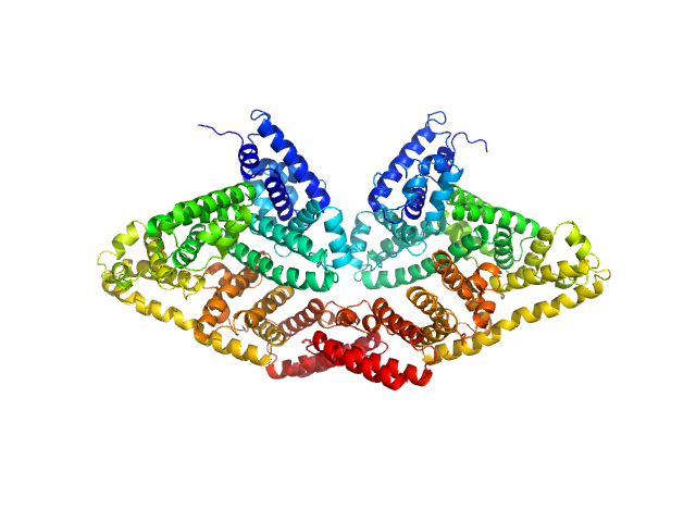 Bovine serum albumin, dimer PDB (PROTEIN DATA BANK) model