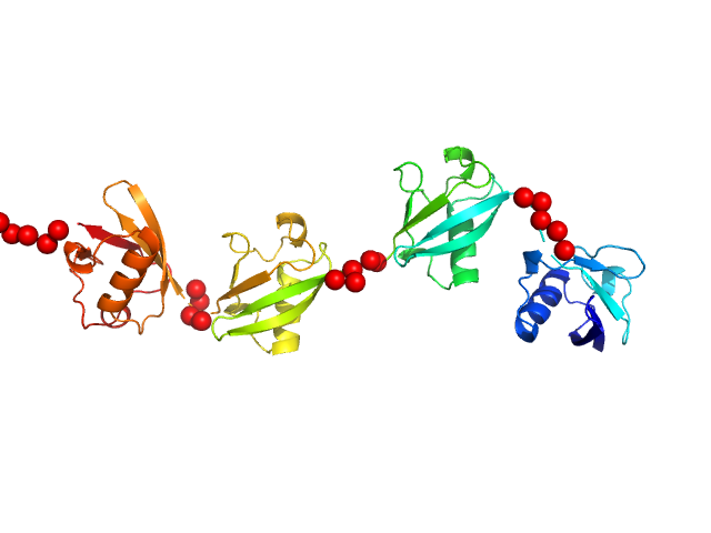 Human linear tetra-ubiquitin EOM/RANCH model