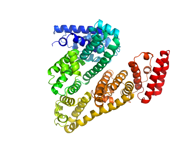 Bovine serum albumin, monomer PDB (PROTEIN DATA BANK) model