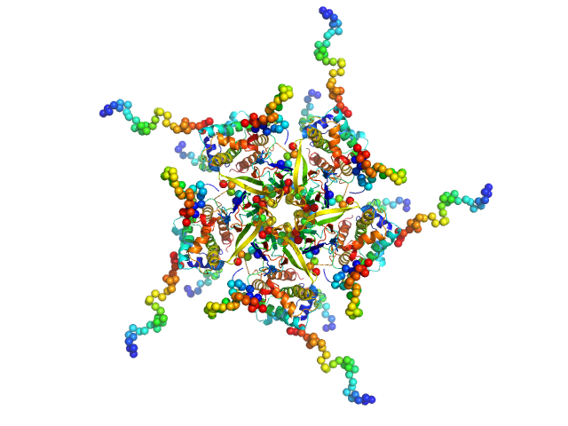 Nucleoplasmin core + A2 Histone H2A (ΔAla127) Histone H2B 1.1 (Ser33Thr) CORAL model