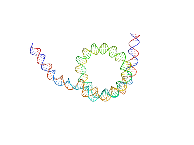 Chromodomain-helicase-DNA-binding protein 1 169 bp DNA (145 bp Widom 601, flanked by 12bp DNA) Histone H2A type 1 Histone H2B 1.1 Histone H3.2 Histone H4 CUSTOM IN-HOUSE model