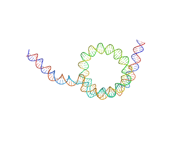 Chromodomain-helicase-DNA-binding protein 1 169 bp DNA (145 bp Widom 601, flanked by 12bp DNA) Histone H2A type 1 Histone H2B 1.1 Histone H3.2 Histone H4 CUSTOM IN-HOUSE model