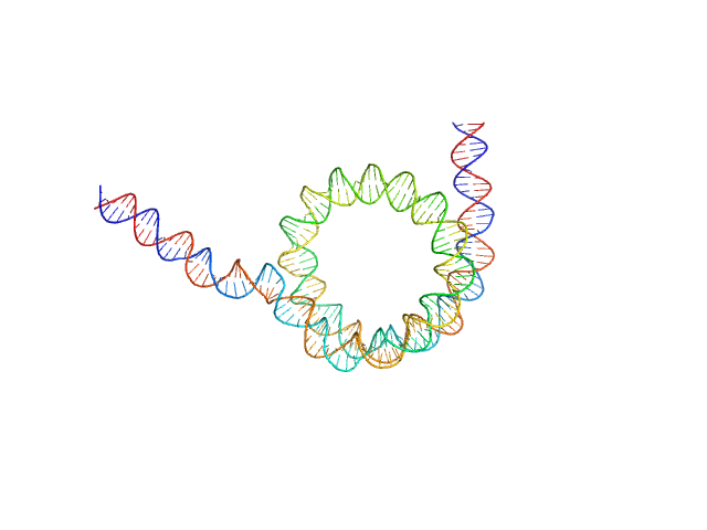 Chromodomain-helicase-DNA-binding protein 1 169 bp DNA (145 bp Widom 601, flanked by 12bp DNA) Histone H2A type 1 Histone H2B 1.1 Histone H3.2 Histone H4 CUSTOM IN-HOUSE model