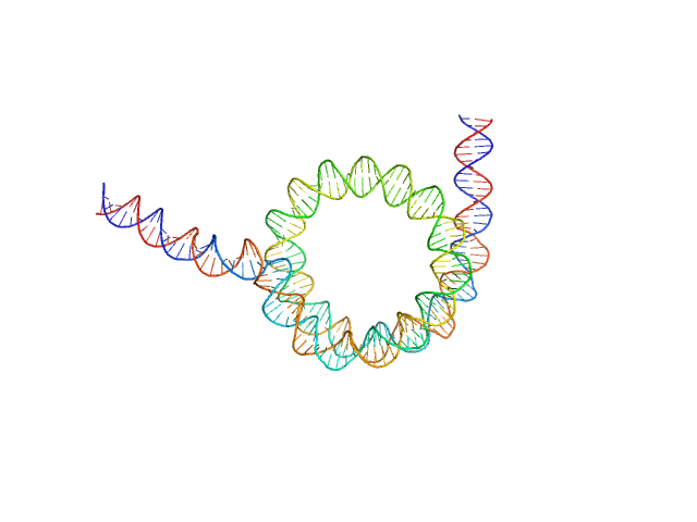 Chromodomain-helicase-DNA-binding protein 1 169 bp DNA (145 bp Widom 601, flanked by 12bp DNA) Histone H2A type 1 Histone H2B 1.1 Histone H3.2 Histone H4 CUSTOM IN-HOUSE model