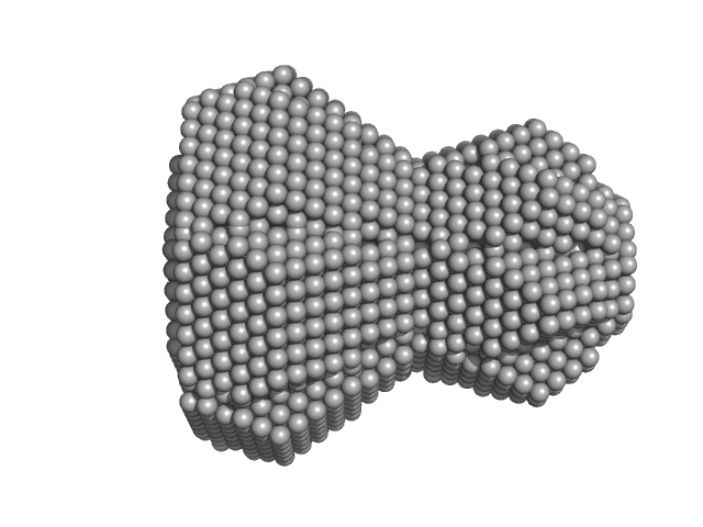 Mechanosensitive channel T2 n-Dodecyl-β-D-Maltopyranoside DAMMIF model