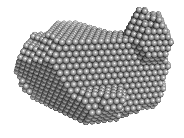 Sortilin 1 A464E alias Neurotensin-receptor 3 A464E DAMMIF model