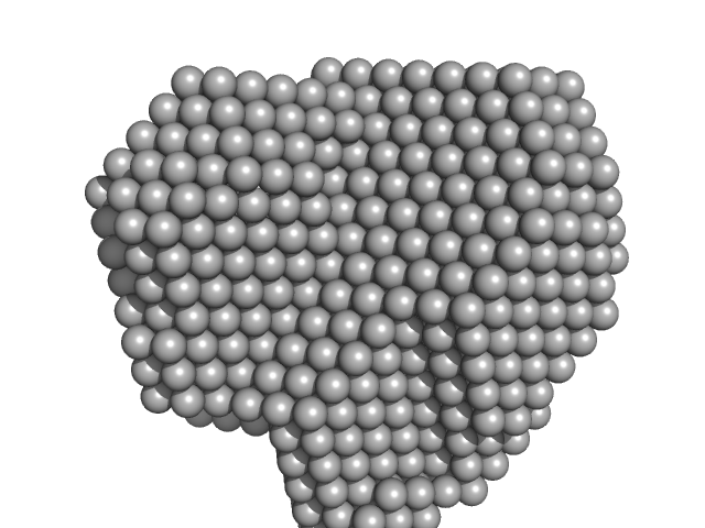 M.tb. LigA BRCT domain (DNA ligase A) DAMMIN model