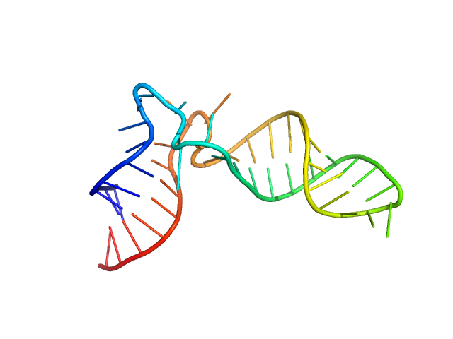 Isoleucyl transfer RNA PYMOL model