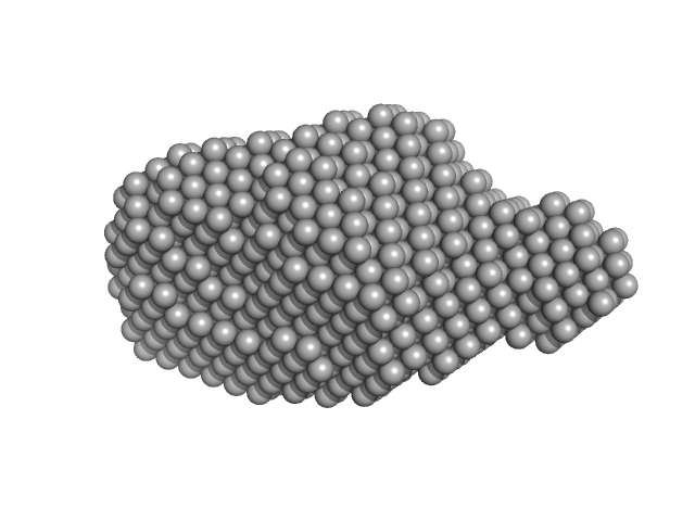 citrate-binding CitAP domain fused to lipase A of Bacillus subtilis BsLA DAMMIF model