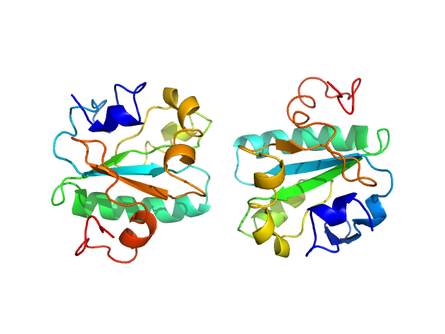 Tryparedoxin W39A PDB (PROTEIN DATA BANK) model