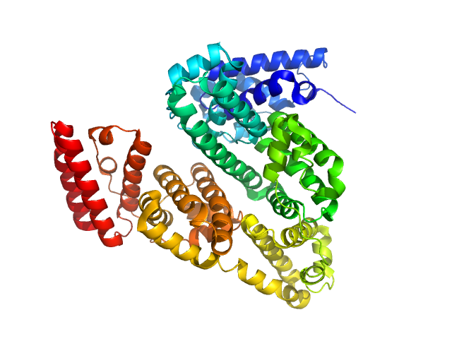 Bovine serum albumin PDB (PROTEIN DATA BANK) model