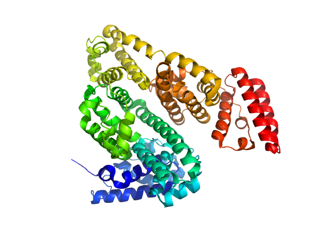 Bovine serum albumin PDB (PROTEIN DATA BANK) model