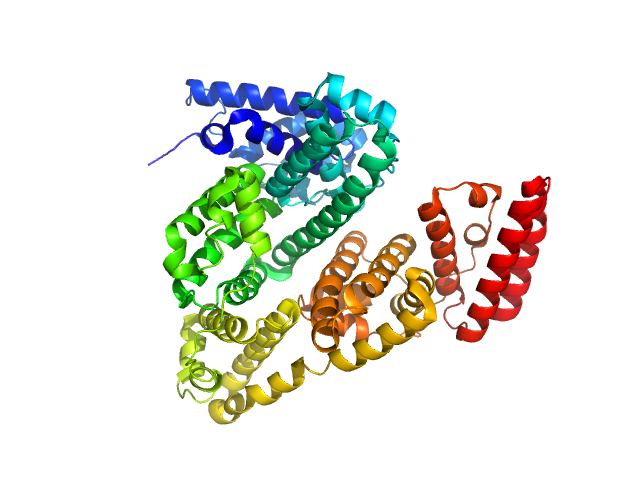 Bovine serum albumin PDB (PROTEIN DATA BANK) model