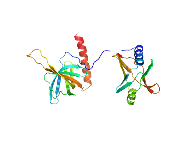 Flagellar brake protein YcgR SASREF model