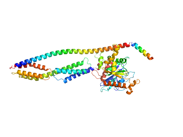 farnesylated human Guanylate-binding protein 1 SASREF model