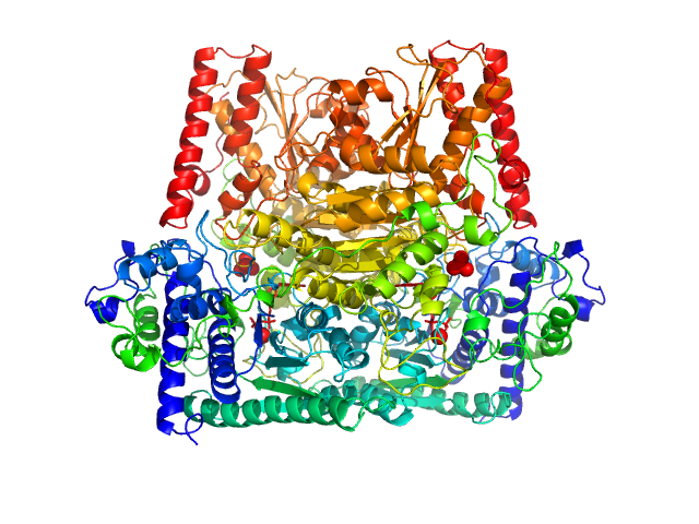 Probable phosphoketolase SASREF model