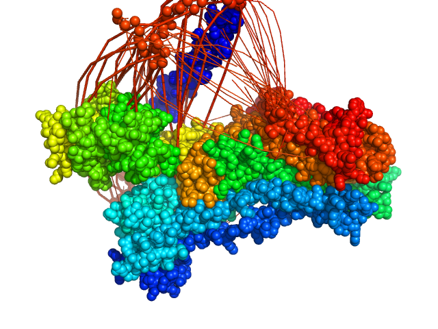 Membrane scaffold protein 1D1 (deuterated, 75%) 1-palmitoyl-2-palmitoleoyl-sn-glycero-3-phosphocholine (deuteration: 78% head, 92% acyl) Calcium-transporting ATPase 8, plasma membrane-type Calmodulin-7 (deuterated 75%) EOM/GAJOE model
