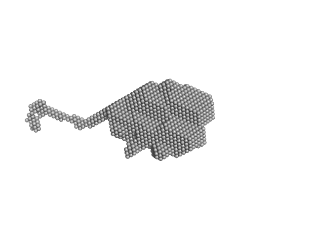 Protein DPCD DAMMIF model