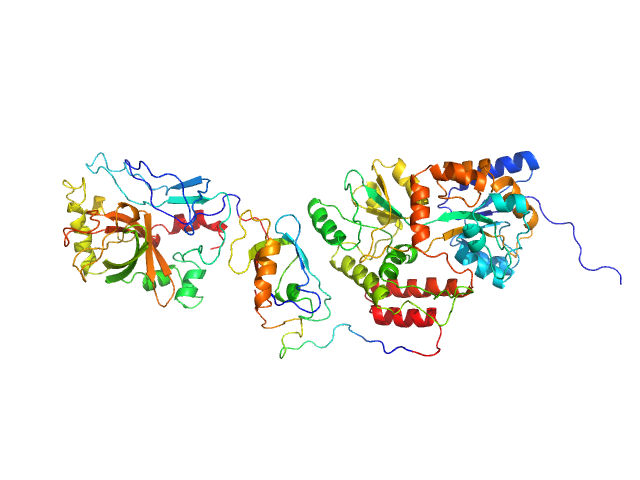 SpoIVB peptidase (MBP fusion) CHIMERA model