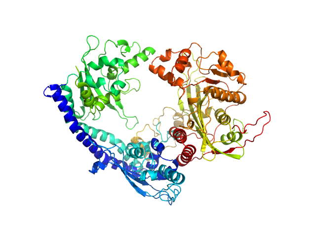Vacuolar protein sorting-associated protein 75 (1-225 aa) Histone acetyltransferase RTT109 Histone chaperone ASF1 Histone H4 Histone H3 full-length GROMACS model