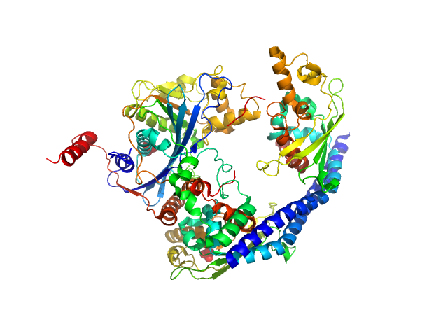 Vacuolar protein sorting-associated protein 75 (1-225 aa) Histone acetyltransferase RTT109 Histone chaperone ASF1 Histone H4 Histone H3 full-length PDB (PROTEIN DATA BANK) model