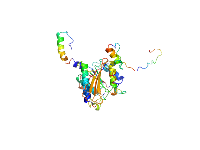 Ubiquitin-like modifier-activating enzyme 5 SASREF model