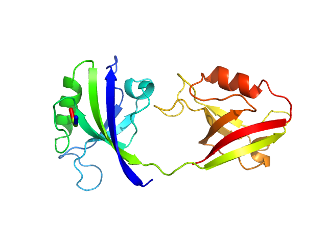 PDZ1-2 fragment of PSD-95/Disks large homolog 4 OTHER model