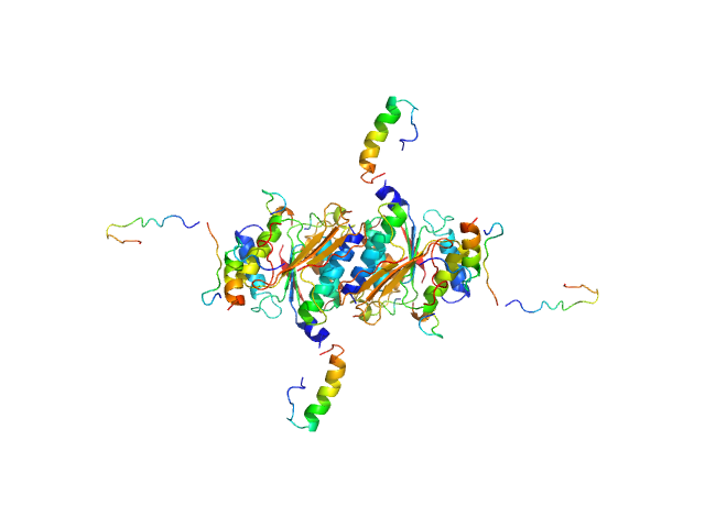 Ubiquitin-like modifier-activating enzyme 5 SASREF model