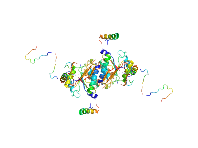 Ubiquitin-like modifier-activating enzyme 5 SASREF model