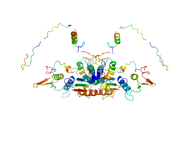 Ubiquitin-like modifier-activating enzyme 5 SASREF model