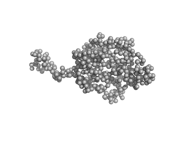 Piwi protein AF_1318 delta (296-303) mutant 5'-phosphorilated 14-mer DNA oligoduplex GASBOR model