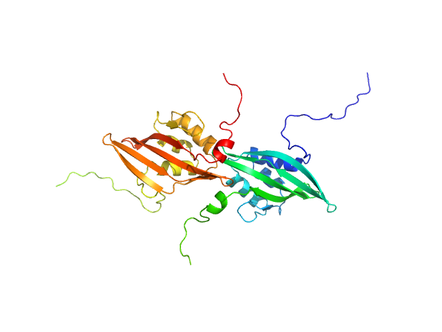 C-terminal domain-like carotenoid protein BILBOMD model