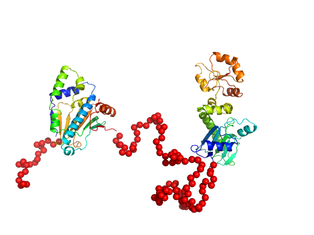 Plasmodium falciparum Heat shock protein 90 N-terminal and Middle domains EOM/RANCH model